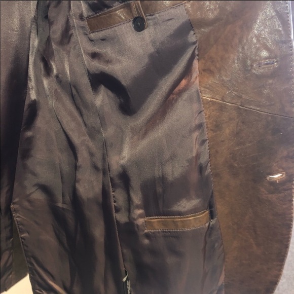 THEORY LEATHER SPORT COAT/BLAZER - Picture 9 of 11